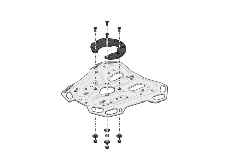 Suport Top Case Adventure-Rack Negru BMW R 1300 GS (23-). Sw-Motech [7]