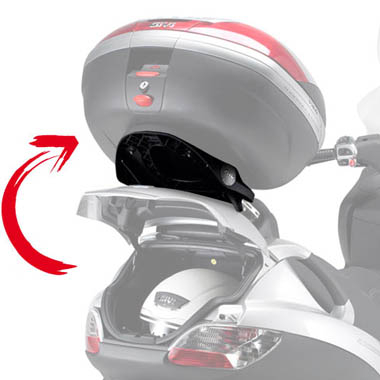 Accesorii Moto - Suport Top Case Givi Monokey Piaggio MP3 125-250-300-400-500 (06 > 14)