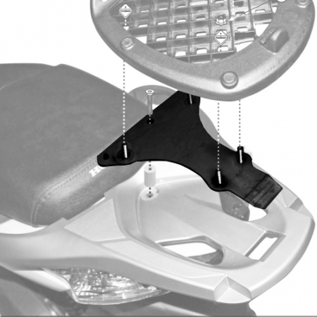 Accesorii Moto - Suport Top Case Givi Monolock Honda SH 125I-150I (09 > 19) / SH 300I (15 > 20)