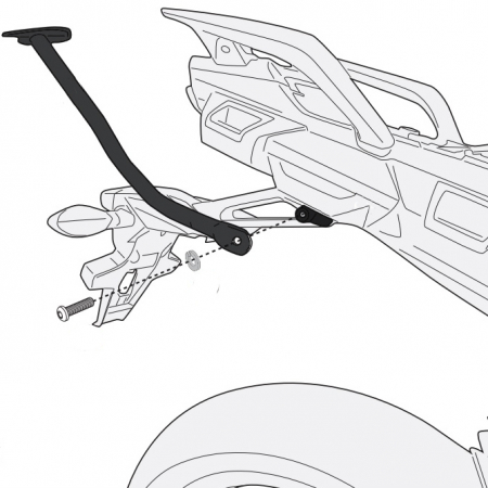 Suport Top Case Givi Yamaha Tracer 900 / Tracer 900 GT (18 > 20) [1]