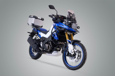Trax Adv top case system Argintiu. Suzuki V Strom 650 / 1000 / 1050. [1]