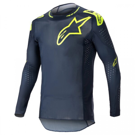 Tricou Off-Road - Tricou cross-enduro ALPINESTARS SUPERTECH BRUIN 2023 XL Albastru/Galben Fluo