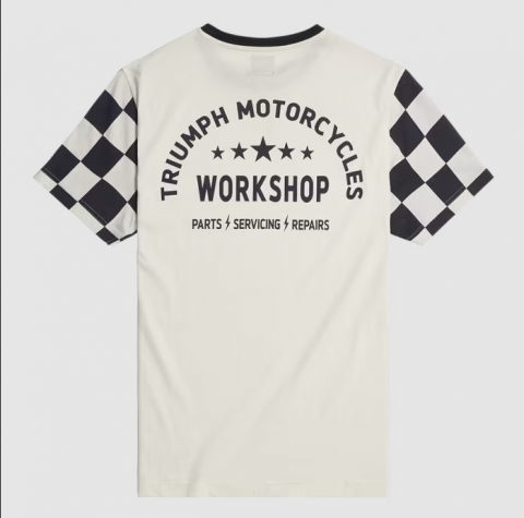 Haine Casual - Tricou Triumph Preston Checkerboard