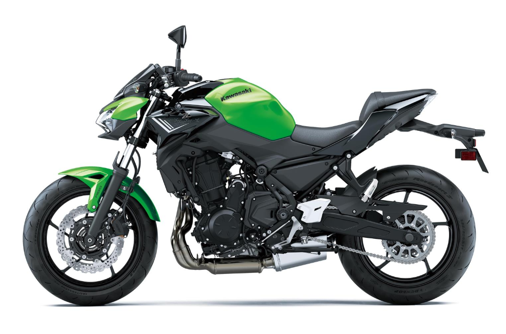 kawasaki z650 matte green