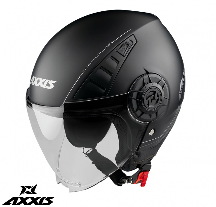 Casca Axxis model Metro A1 negru lucios (open face) [1]