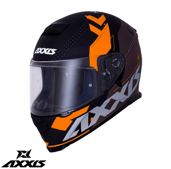 Casca integrala Axxis model Eagle SV Diagon D4 portocaliu mat (ochelari soare integrati) [1]