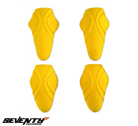 Set protectii umeri + coate Seventy model SD-A11 – culoare: galben – (set 4 bucati) [1]