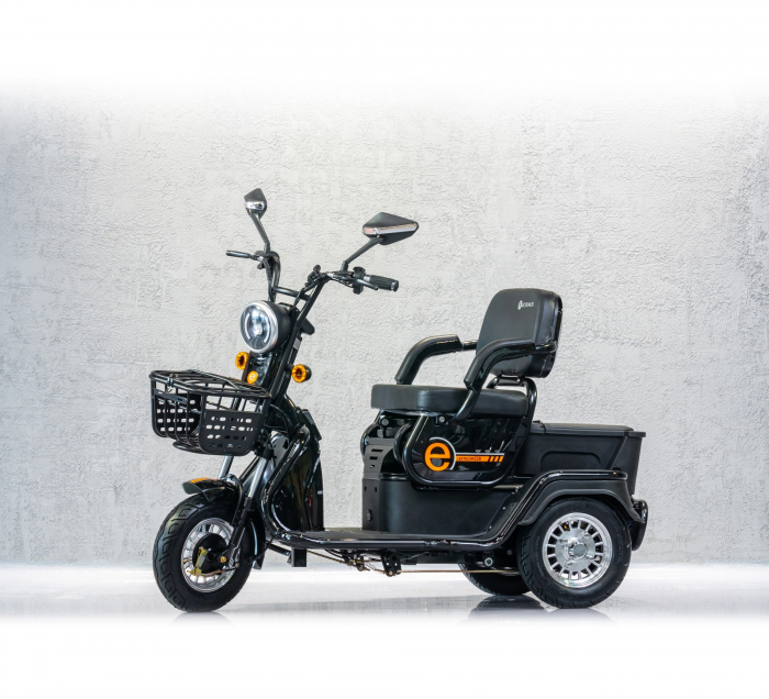 Tricicletă Electrică E-Mob 09 Motor 350W – 500W, Acumulator 48V 12Ah [2]