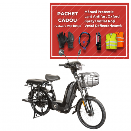 Bicicleta electrica ZT-04, baterie 48V 12Ah, motor 560W, autonomie 40 km [0]