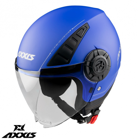 Casca Axxis model Metro A7 albastru mat (open face) [0]
