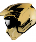 Casca MT Streetfighter SV A9 auriu cromat lucios (ochelari soare integrati) – masca (protectie) barbie si cozoroc detasabile – editie speciala [0]
