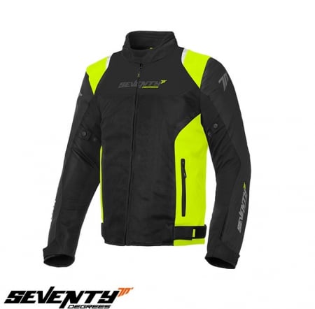 Geaca (jacheta) barbati Racing vara Seventy model SD-JR48 culoare: negru/galben fluor [0]