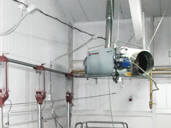 Generator de aer cald suspendat, de mare capacitate, Biemmedue FARM 145M [5]