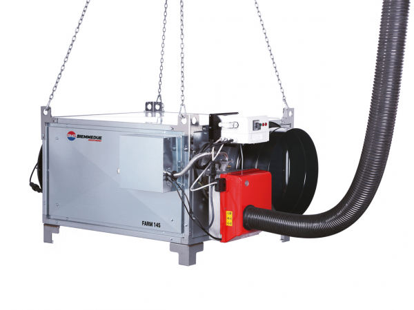 Generator de aer cald suspendat, de mare capacitate, Biemmedue FARM 145M [9]