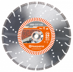Accesorii mașini de tăiat beton - Disc diamantat Husqvarna VARI-CUT S35