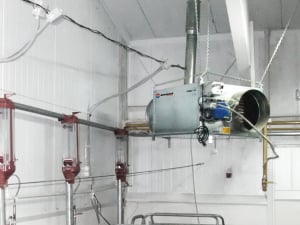 Generator de aer cald suspendat, de mare capacitate, Biemmedue FARM 235M (Trifazic) [4]