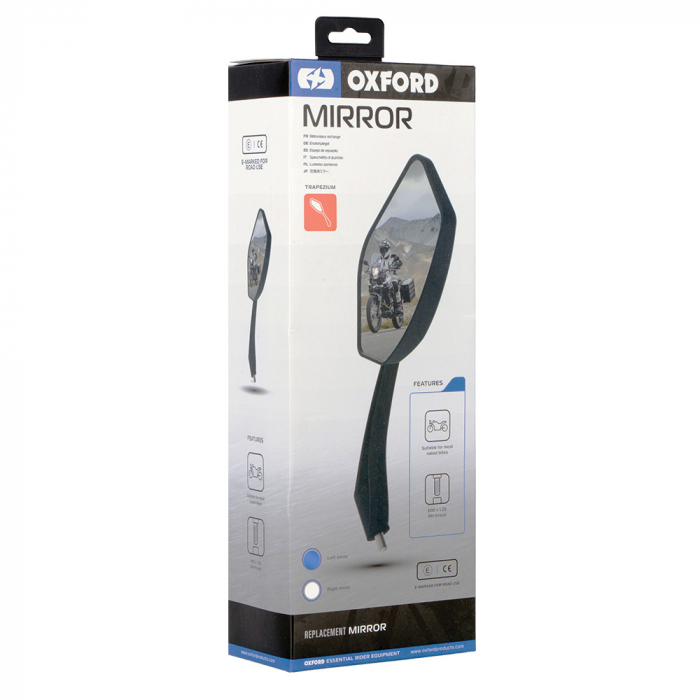 Oglinda Moto Universala Oxford Trapezium - Dreapta [2]