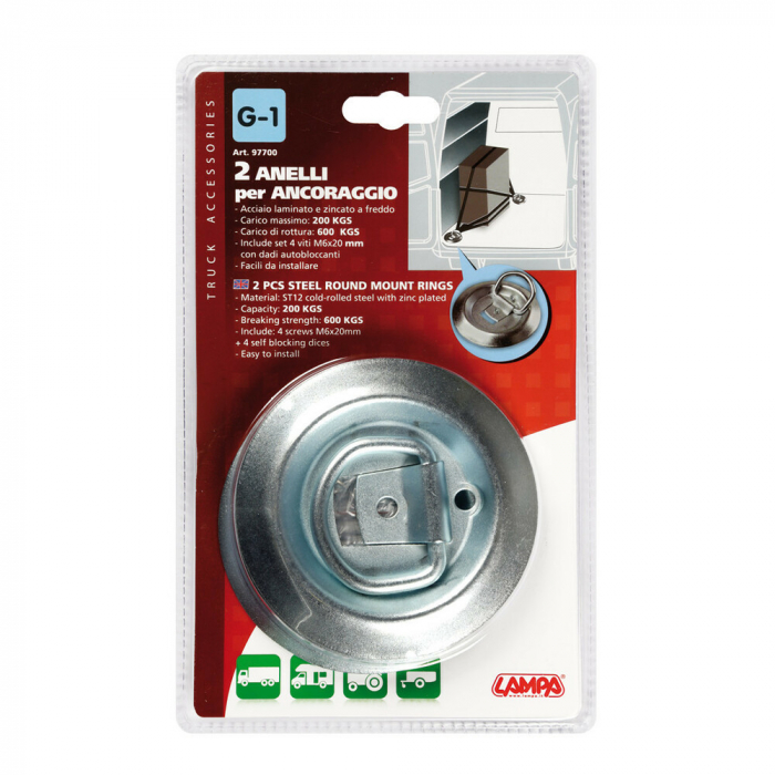 Ancora prindere CARGO D-RING ANCHOR [4]