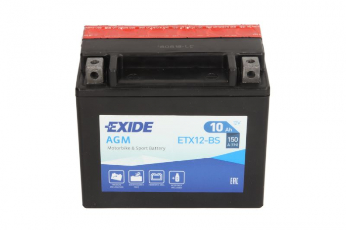 Baterie Moto Exide YTX12-BS [3]