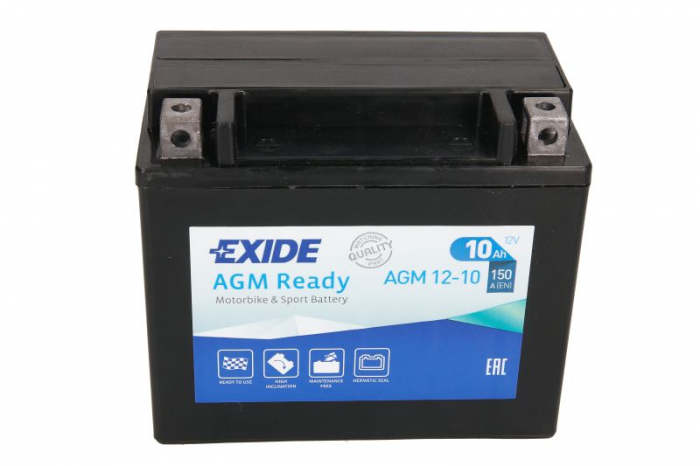 Baterie Moto Exide YTX12-BS Factory Sealed [3]