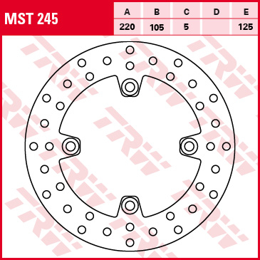 Disc Frana TRW Spate Honda CB 600 MST245 [2]