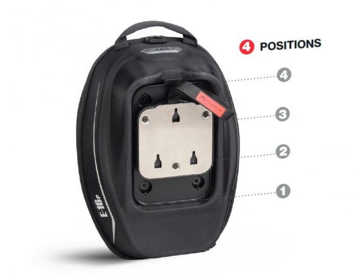 Geanta de rezervor (tank bag) SHAD E16P for pin system expandable [10]