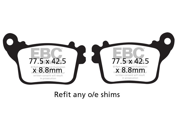 Placute de frana EBC [1]