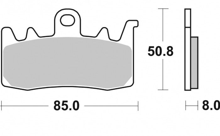 Placute frana Brembo 07BB38LA [2]