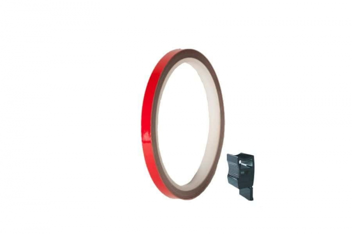 Rim strip PUIG red reflective 7mm x 6m (with aplicator) [1]