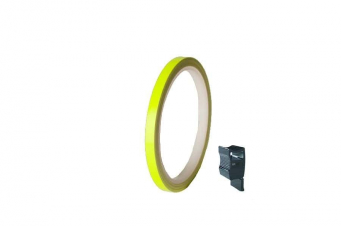 Rim strip PUIG yellow fluerescent 7mm x 6m (with aplicator) [1]