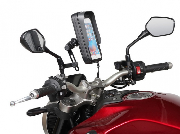 Suport telefon SHAD 160x80 mm prindere pe suportul oglinzii 6,0" [2]