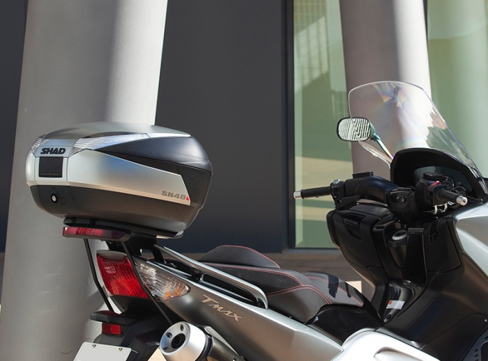 Top case SHAD SH48 New titanium with PREMIUM SMART lock [3]