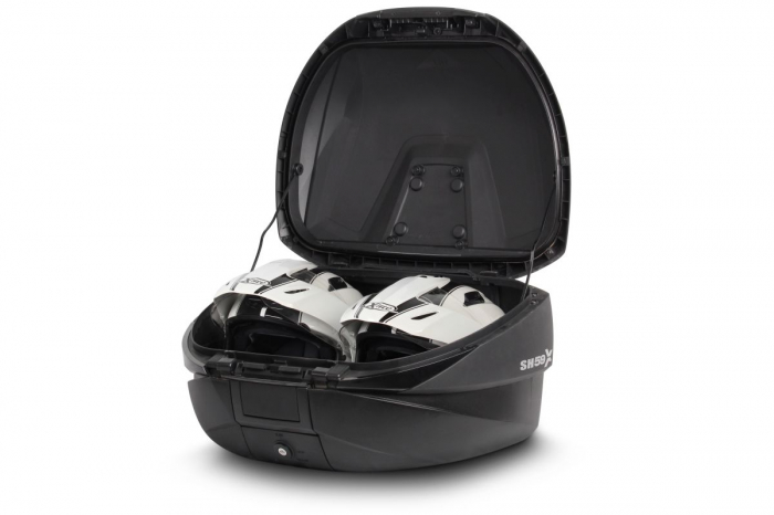 Top case SHAD SH59X negru cu capac de aluminiu (expandable concept) with PREMIUM SMART lock [3]
