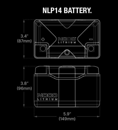 Baterie Lithium NOCO NLP14 [3]