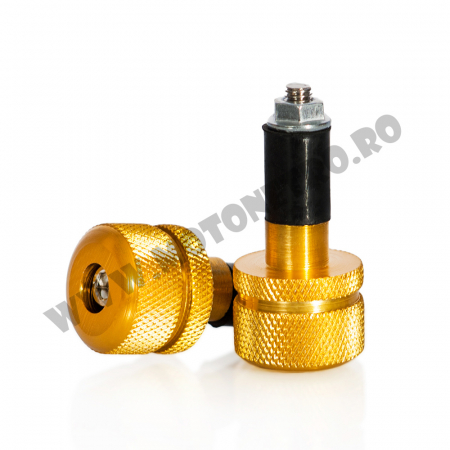 Capete Ghidon - Capete de ghidon MOTION STUFF Auriu (d13-17mm) STF-202-1025