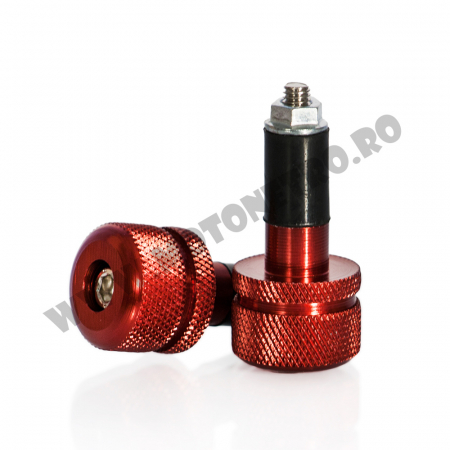 Capete Ghidon - Capete de ghidon MOTION STUFF Rosu (d13-17mm) STF-202-1024