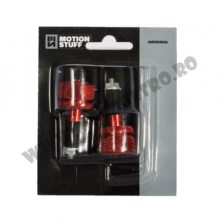 Capete de ghidon MOTION STUFF Rosu (d13-17mm) STF-202-1024 [1]