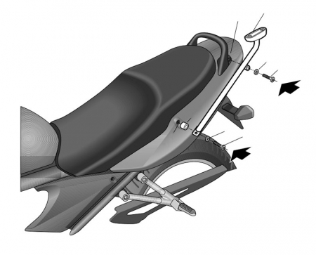 Genti Moto - Kit de prindere cutie Top Master SHAD Suzuki GSF