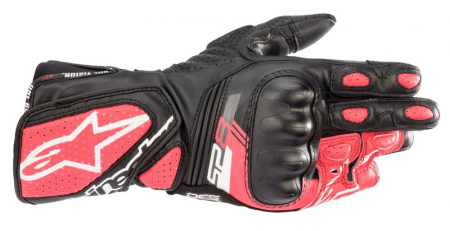 Manusi Piele - Manusi Dama ALPINESTARS SP-8 V3 Negru/Rosu