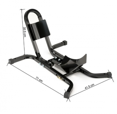 Transport - Motorcycle stand PUIG Wheel lock wheel clamp for trailers 6071N Negru