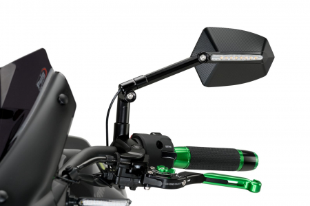 Oglinzi Moto - Oglinda retrovizoare PUIG GTI black / black stanga