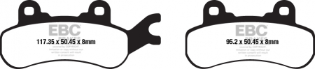 Piese moto - Placute de frana EBC