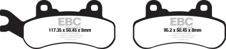 Piese moto - Placute de frana EBC