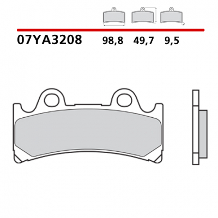 placute frana brembo 07YA3208 [1]
