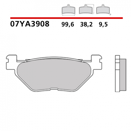 placute frana brembo 07YA3908 [1]