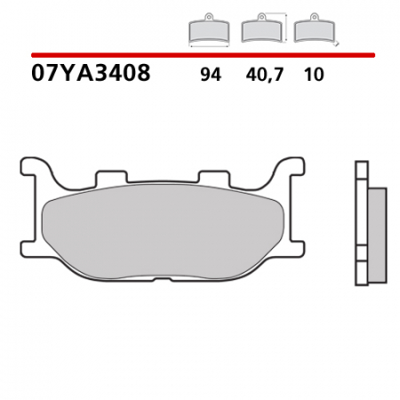 placute frana brembo 07YA3408 [1]