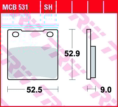 Placute frana fata TRW sinter MCB531SH [0]