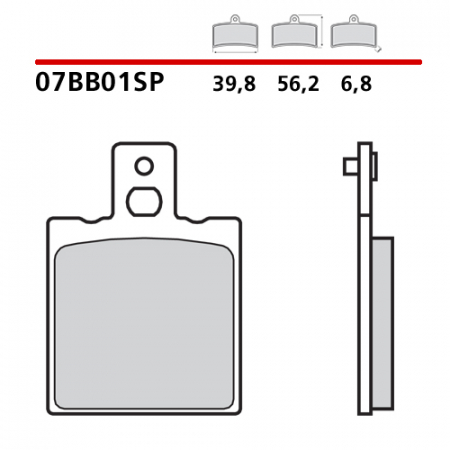 placute frana brembo sinter 07BB01SP [1]