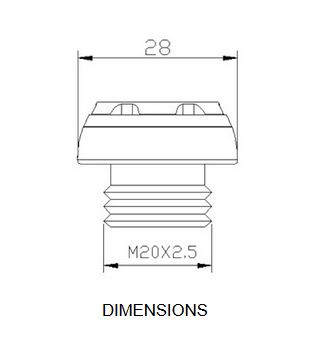 Plug oil cap PUIG TRACK verde [1]
