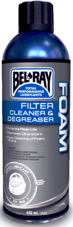 Intretinere Filtre Aer - Spray Degresant Filtru Aer Bel-Ray FOAM FILTER CLEANER & DEGREASER 400ml 99180-A400W